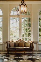 Intérieur du luxueux château