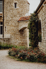 Fototapeta na wymiar Visite du Château dans le Nord de la France