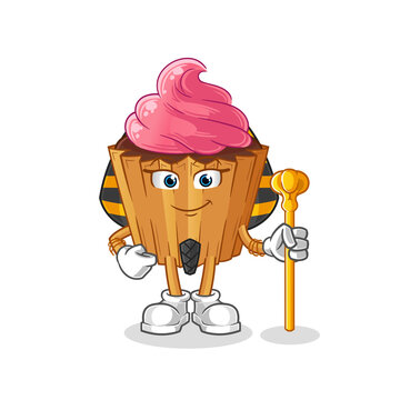 recommend clip art: cupcake ancient egypt cartoon. cartoon mascot vector