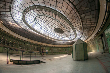 Old abandoned power plant in Budapest 