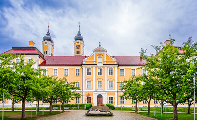 Fototapeta na wymiar View on monastery Roggenburg in Bavaria, Germany