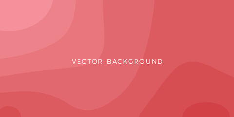 Concept design of wavy shapes in shades of pink colors. Modern abstract background for web and business banner.