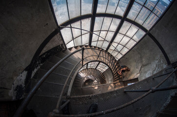 Fototapeta premium Old abandoned power plant in Budapest 