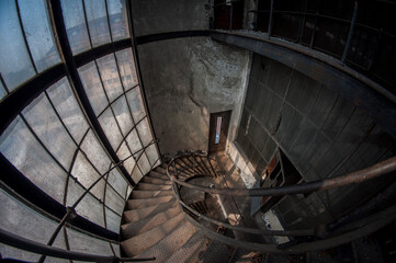 Fototapeta premium Old abandoned power plant in Budapest 