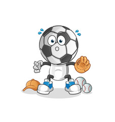 football head cartoon baseball Catcher. cartoon mascot vector