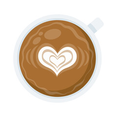 coffe cup with heart