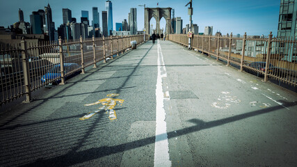 Obraz premium city skyline Manhattan view