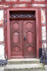 Wolgast, alte und historische Tür