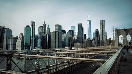 Fototapeta na wymiar city skyline Manhattan view