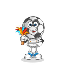 football head cartoon maid mascot. cartoon vector