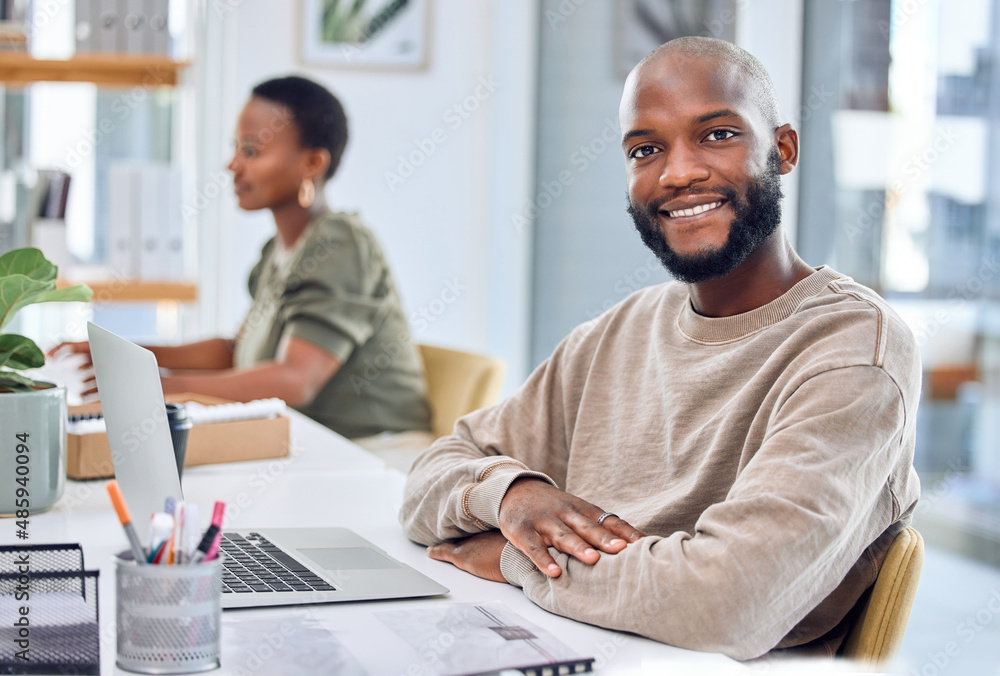 Poster if you dont put in the work, success will be impossible to achieve. portrait of a businessman smilin