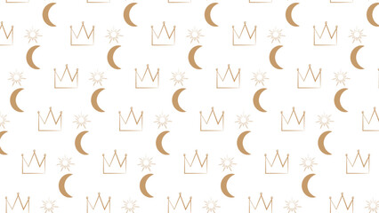 crown, star and moon!