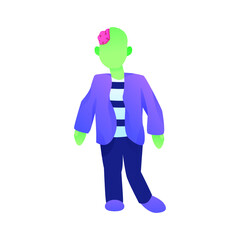 Zombie Man Illustration