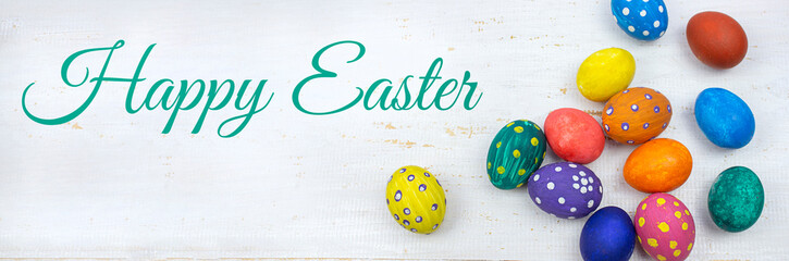 Easter background. Easter eggs. Happy Easter card. Multi-colored Easter eggs. Easter. Easter eggs...