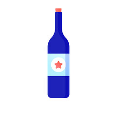 a bottle of drink illustration