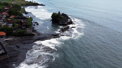 The Latest View of Tanah Lot Temple Bali Indonesia
