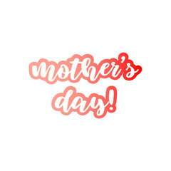 Happy Mother's Day. Vector illustration	
