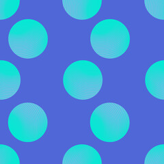 Green gradient circles. Dinamic pattern