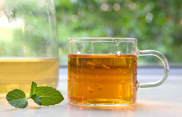 cup of green tea
