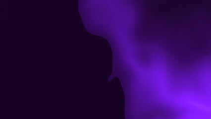 Abstract textual glowing purple background