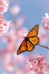 Monarch Butterfly - Auckland, New Zealand  - obrazy, fototapety, plakaty
