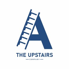 letter  with stair vector logo design. Suitable for business, corporate, building and architecture. Also, use for growth and step symbol