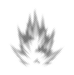 Halftone Background. Glowing light Halftone effect. abstract grunge Starburst halftone dots background. Star Flare, Shine light halftone texture. Retro background, pop art style.