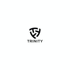 Triple T trinity Logo Design Vector - obrazy, fototapety, plakaty