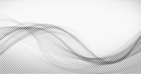 Halftone Background. Gradient Halftone dots wave abstract background. Data technology wave background. 