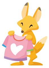 キツネとTシャツ