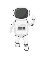 Obraz na płótnie Canvas space astronaut walking