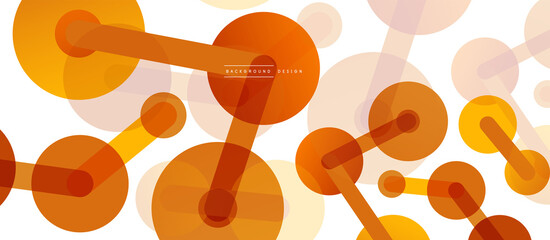 Network concept abstract background. Dots connection. Big data idea. Business template for wallpaper, banner, background or landing