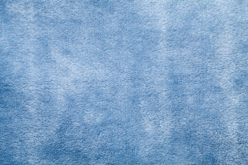 Blue coral fleece fabric texture background