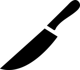  Knife element in flat simple style on white background..eps