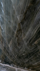 Ice wall of the Bogdanovich glacier 
