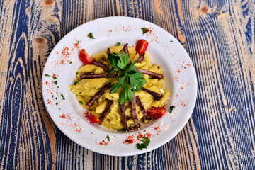 pasta with sauce