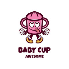 Illustration vector graphic of Baby Cup, good for logo design