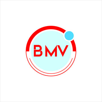 BMV letter logo creative design. BMV unique design