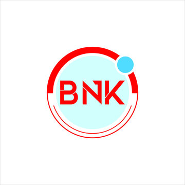 BNK letter logo creative design. BNK unique design