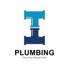 letter i with plumbing pipe logo vector design template. Suitable for pipe service, drainage, sanitation home, and maintenance service company   