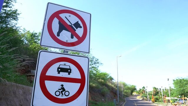 No dogs allowed. Dog prohibition sign, ISO 7010 P021 No dogs
