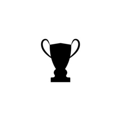 Fototapeta na wymiar Trophy vector logo icon.champions trophy logo icon for winner award logo template