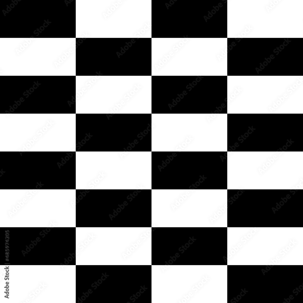 Poster chessboard with doubled cells. 8x4 vector cells.