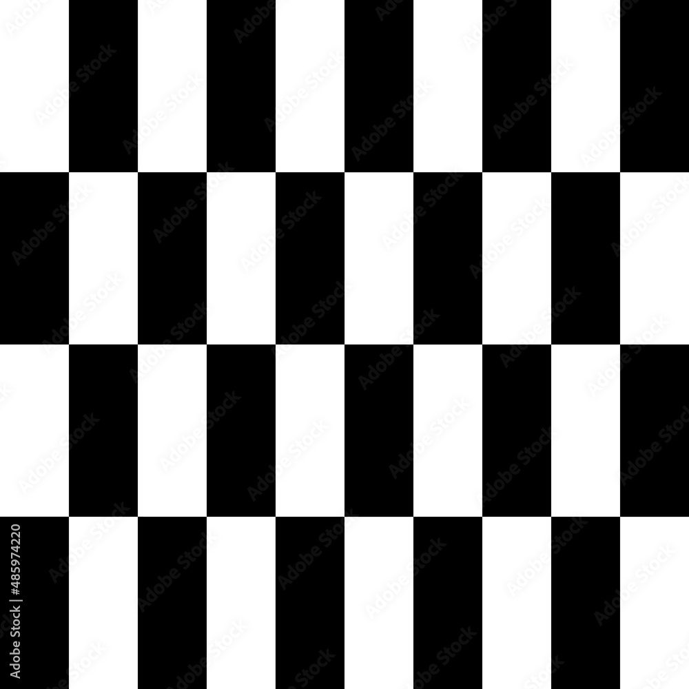 Poster chess cells rectangles 10x4. a chessboard made of elongated cells. vector.