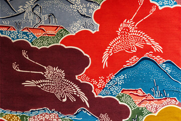 沖縄紅型染め　琉球紅型　日本文化　伝統文化