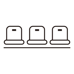 stadium tribune icon vector illustration sign