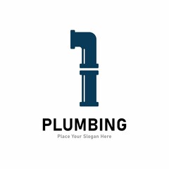  number  1 plumbing logo vector design Suitable for pipe service, drainage, sanitation home, or service company   