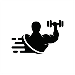 Fitness Logo Vector. Fitness Logo GYM  Vector Design Template Illustration