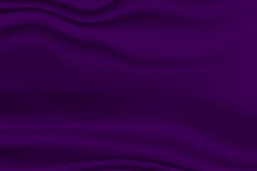 Silk violet background. Abstract vector pattern with copy space. Liquid wave texture, smooth drapery wallpaper. Wedding fabric, satin. Wavy design for banner, card, postcard, backdrop
