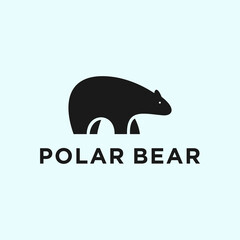 polar bear logo. animal logo